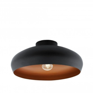 Modern Black Dome Pendant Light