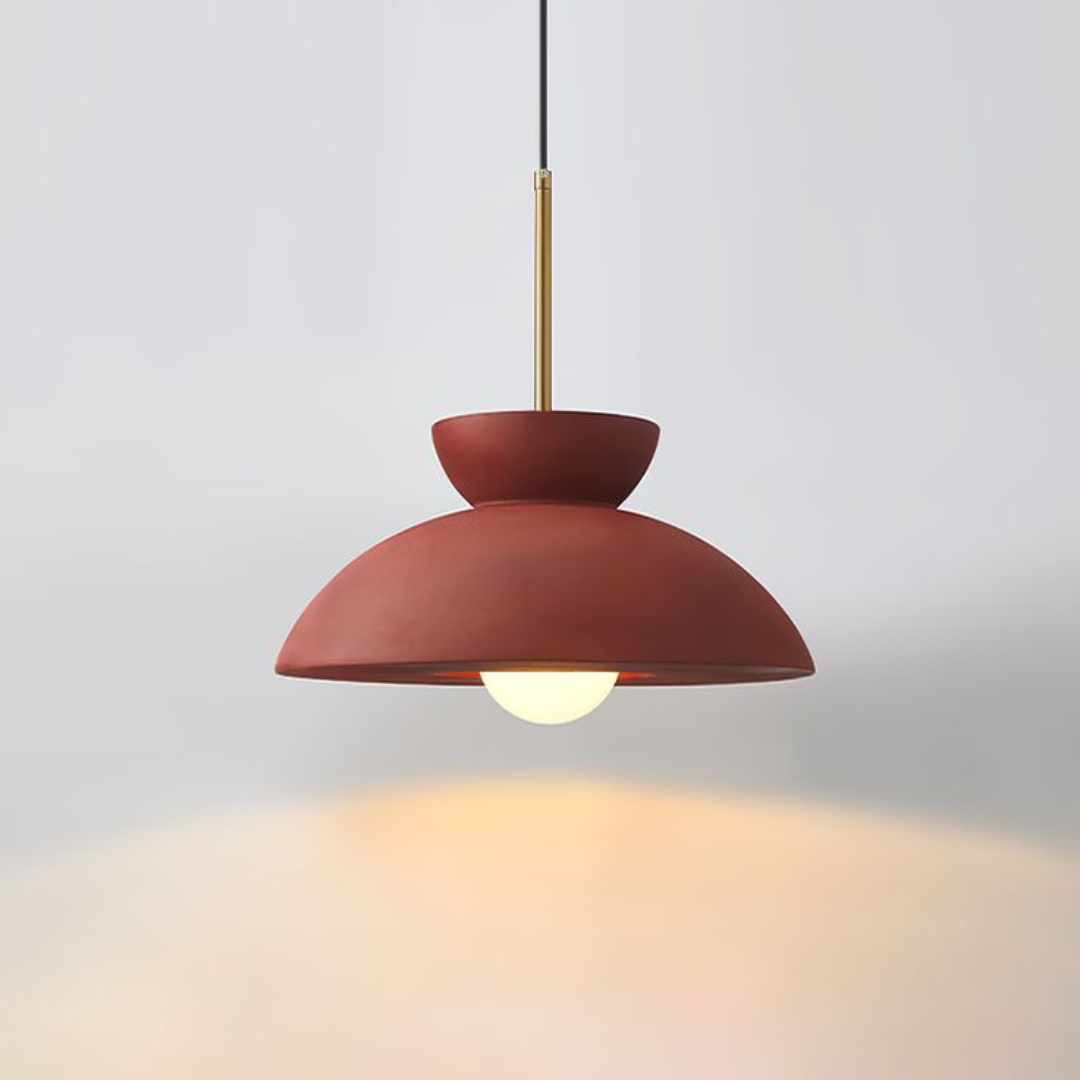 Terracotta Dome Pendant Light